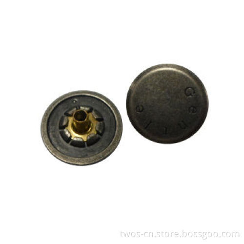 Metal Rivet with Shield Shape, Customized Colors are Accepted